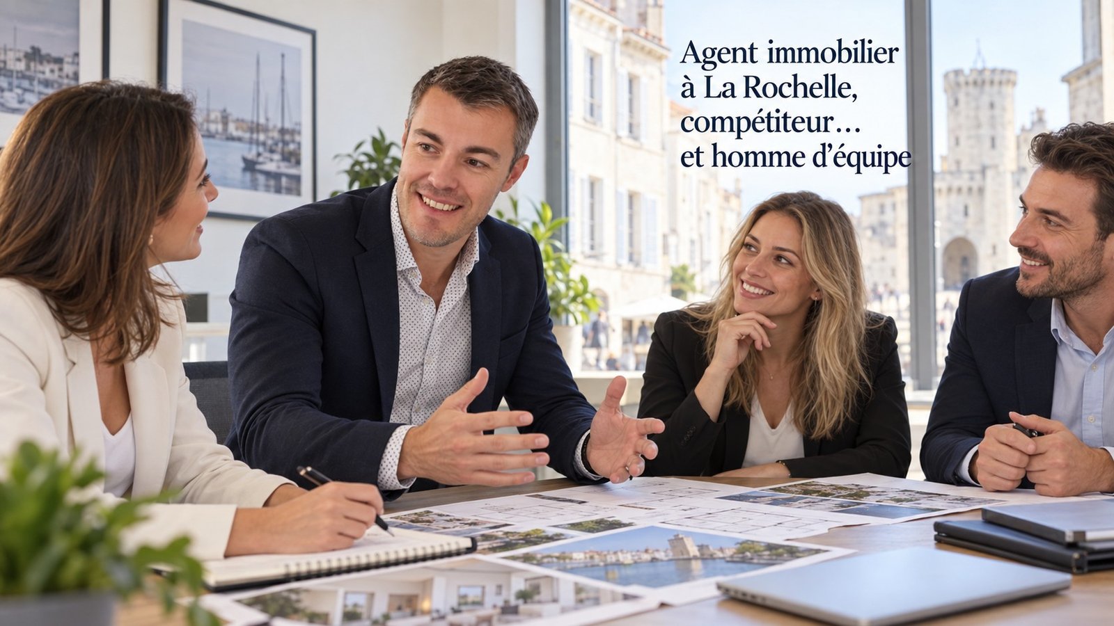 Agent immobilier à La Rochelle, compétiteur et homme d'équipe